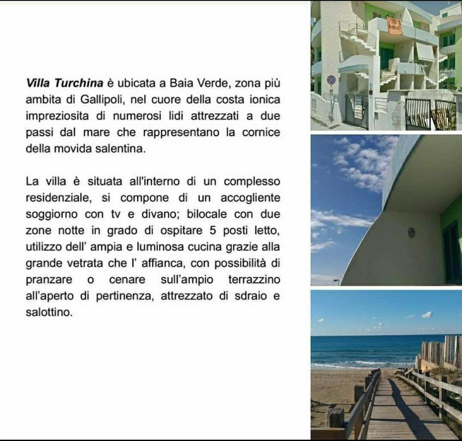 Villa Turchina Gallipoli Kültér fotó
